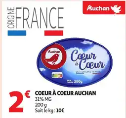 Auchan AUCHAN Coeur à coeur offre