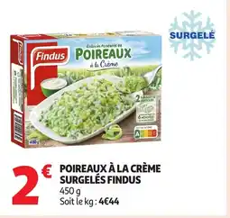 Auchan FINDUS Poireaux à la crème surgelés offre