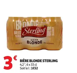 Auchan STERLING Bière blonde offre