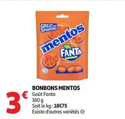 Auchan MENTOS Bonbons offre