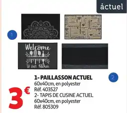 Auchan ACTUEL Paillasson offre