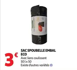 Auchan Sac spoubelle embal eco offre