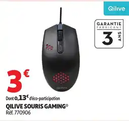 Auchan QILIVE Souris gaming offre