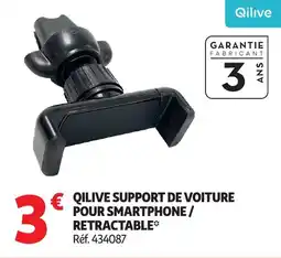 Auchan QILIVE Support de voiture pour smartphone/ retractable offre