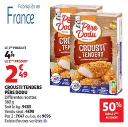 Auchan PÈRE DODU Crousti tenders offre