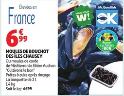 Auchan Moules de bouchot des îles chausey offre