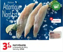 Auchan Filet d'églefin offre