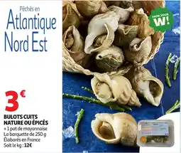 Auchan Bulots cuits nature ou épicés offre