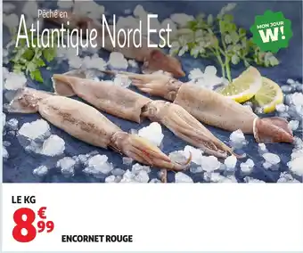 Auchan Encornet rouge offre
