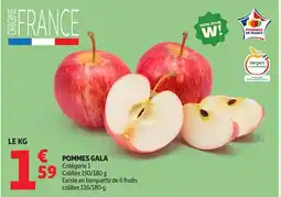 Auchan Pommes gala offre