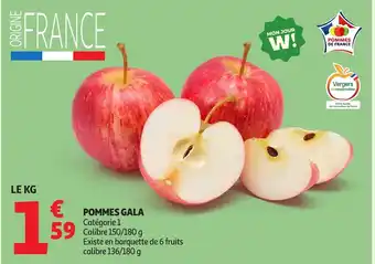 Auchan Pommes gala offre