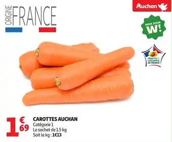 Auchan AUCHAN Carottes offre