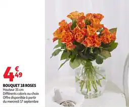 Auchan Bouquet 18 roses offre