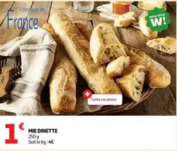 Auchan Mie dinette offre
