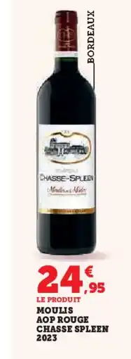 Hyper U Moulis aop rouge chasse spleen 2023 offre