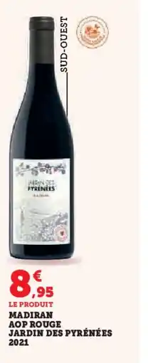 Hyper U Madiran aop rouge jardin des pyrénées 2021 offre
