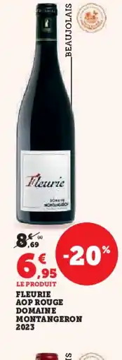 Hyper U Fleurie aop rouge domaine david méziat 2023 offre