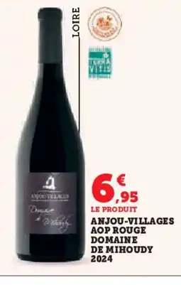Hyper U Anjou-villages aop rouge domaine de mihoudy 2024 offre