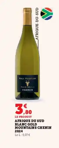 Hyper U Afrique du sud blanc gold mountains chenin 2024 offre