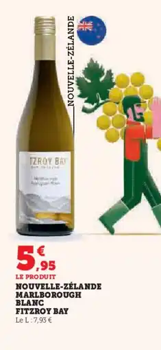 Hyper U Nouvelle-zélande marlborough blanc fitzroy bay offre