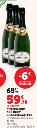 Hyper U Champagne aop brut charles leprince offre