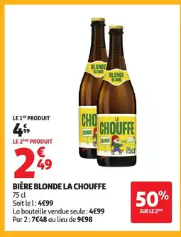 Auchan LA CHOUFFE Bière blonde offre