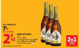 Auchan LEFFE TRIPLE Bière offre