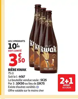 Auchan KWAK Bière offre