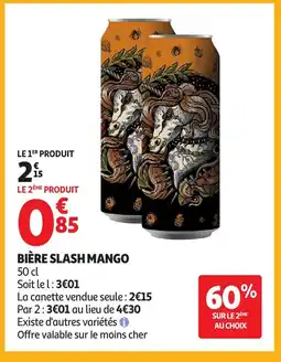 Auchan SLASH MANGO Bière offre