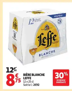 Auchan LEFFE Bière blanche offre