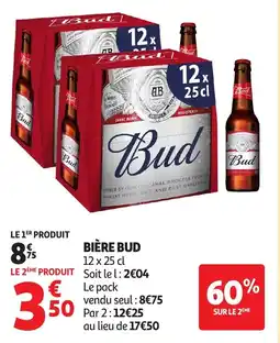 Auchan BUD Bière offre