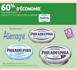 Auchan PHILADELPHIA Sur la gamme offre
