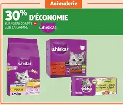 Auchan WHISKAS Sur la gamme offre