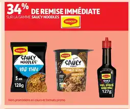 Auchan SAUCY NOODLES Sur la gamme offre