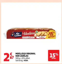 Auchan KER CADÉLAC Moelleux original offre