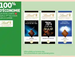 Auchan LINDT Sur la gamme offre