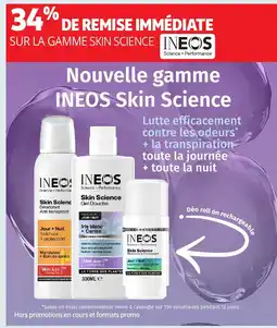 Auchan INEOS Sur la gamme skin science offre