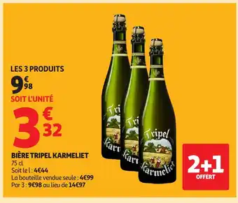 Auchan TRIPEL KARMELIET Bière offre