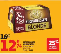 Auchan GRIMBERGEN Bière blonde offre