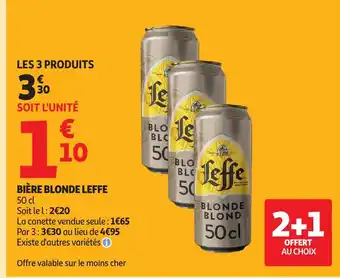Auchan LEFFE Bière blonde offre