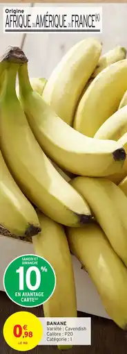 Intermarché Express Banane offre