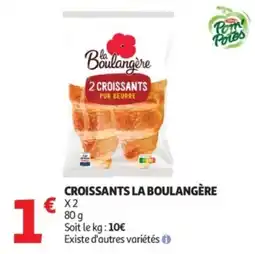 Auchan Supermarché Croissants la boulangère offre