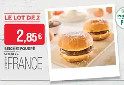 Match Beignet fourré offre