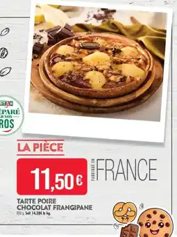 Match Tarte poire chocolat frangipane offre