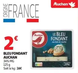 Auchan Supermarché Bleu fondant auchan offre