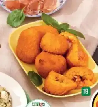 Match Arancini offre