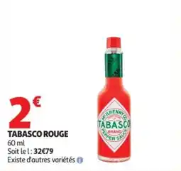 Auchan Supermarché Tabasco rouge offre