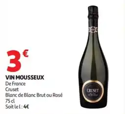 Auchan Supermarché Vin mousseux offre