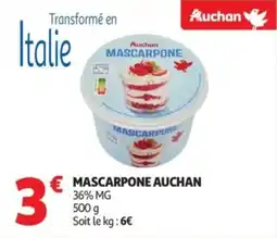 Auchan Supermarché Mascarpone auchan offre