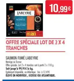 Match LABEYRIE Saumon fumé offre